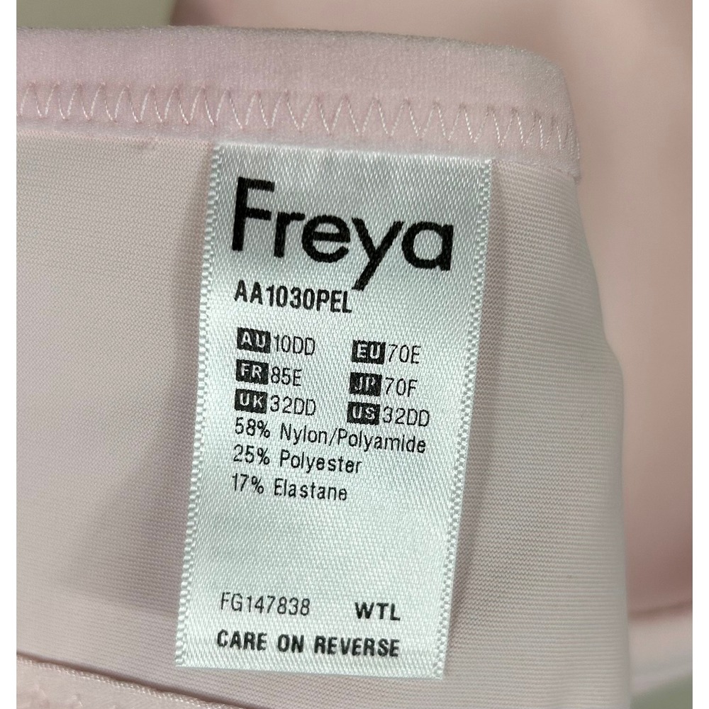 Freya Fancies Idol Balcony T-Shirt Bra Womens 32DD Pink Underwire Molded Cup - Picture 6 of 11